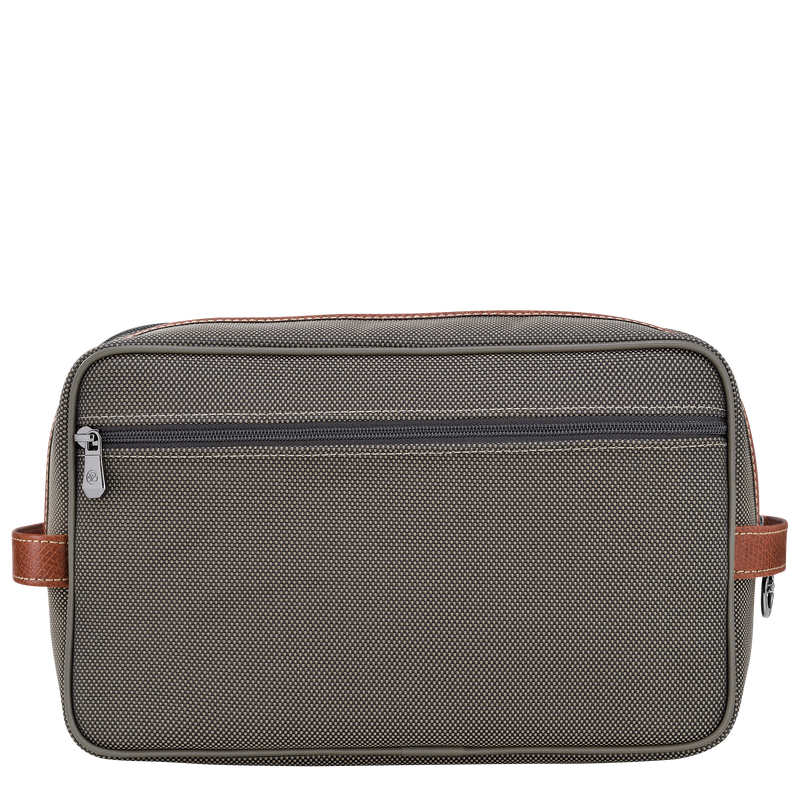 Longchamp Boxford Neceser Lona reciclada - Marrón Envío gratis