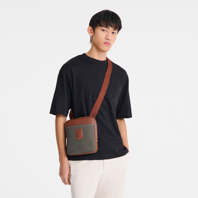 Longchamp Boxford Bolso bandolera XS Lona reciclada - Marrón COMPRAR AHORA