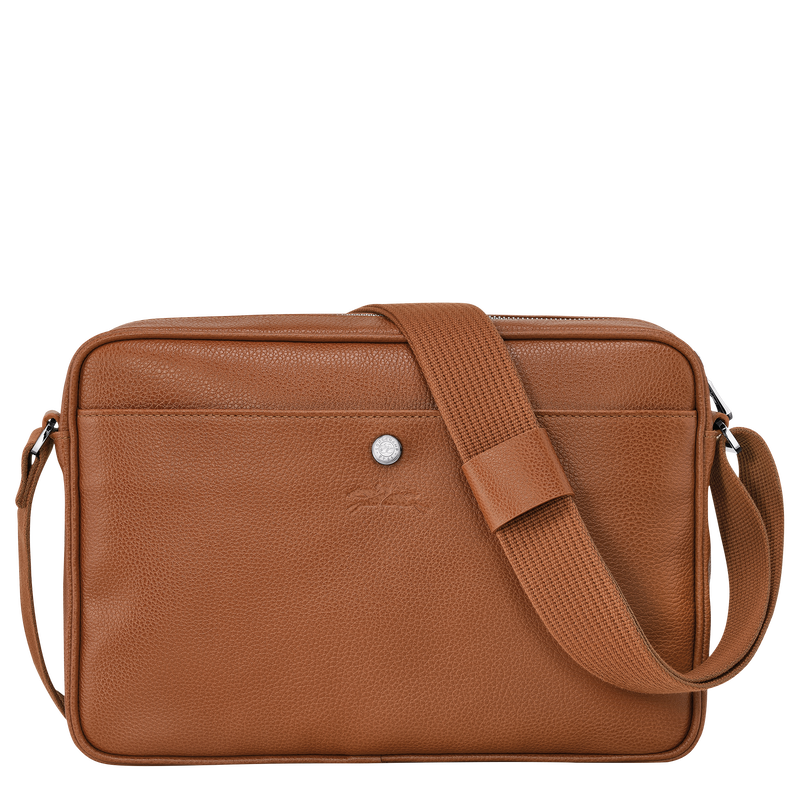 Longchamp Le Foulonné Bolso bandolera M Cuero - Caramelo Últimos 2 días