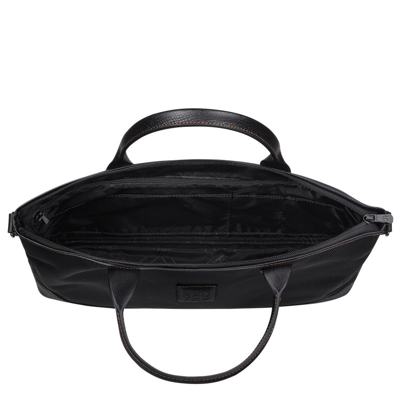 Longchamp Boxford Maletín S Lona reciclada - Negro Promoción trimestral