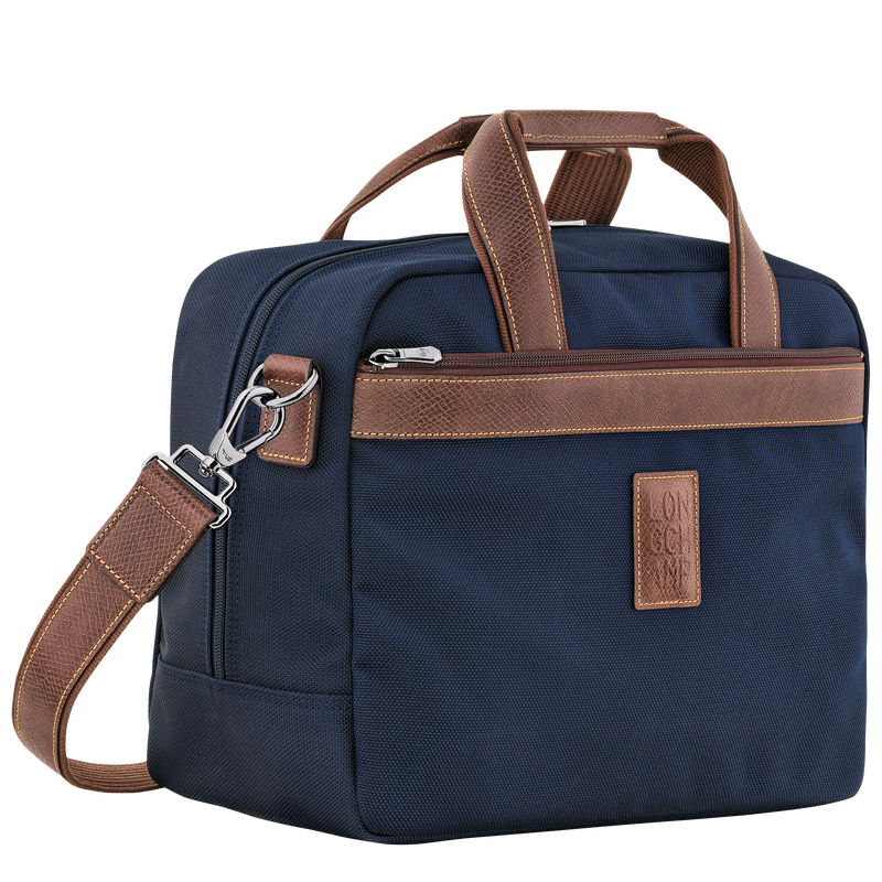 Longchamp Boxford Bolsa de viaje S Lona reciclada - Azul Liquidación