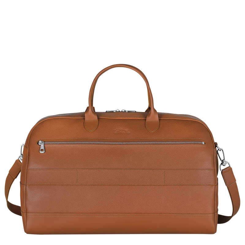 Longchamp Le Foulonné Bolsa de viaje L Cuero - Caramelo Envío internacional gratuito