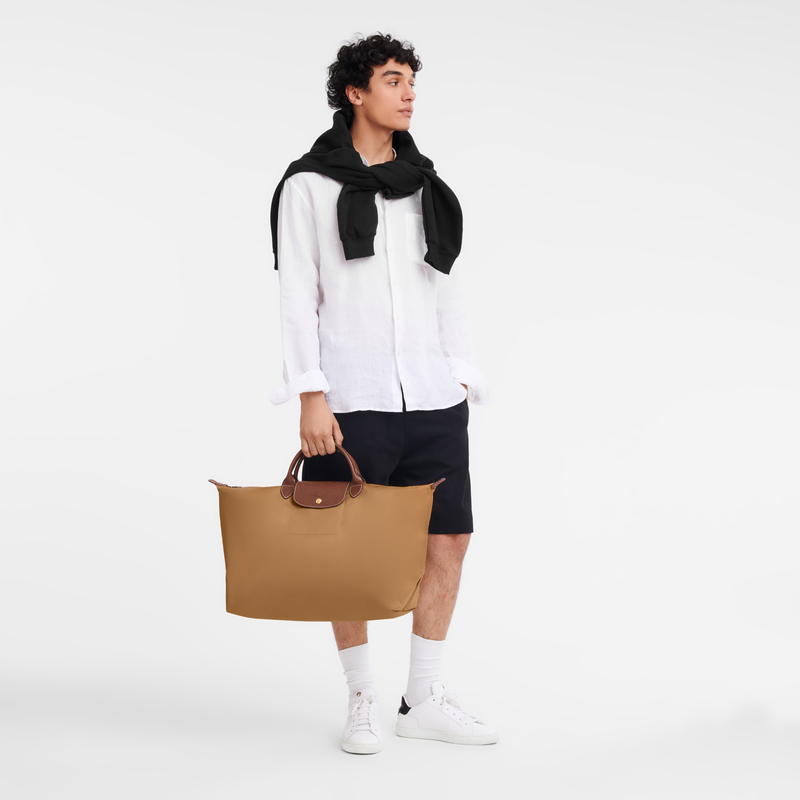 Longchamp Le Pliage Original Bolsa de viaje L Lona reciclada - Ante Limitado a 3 días