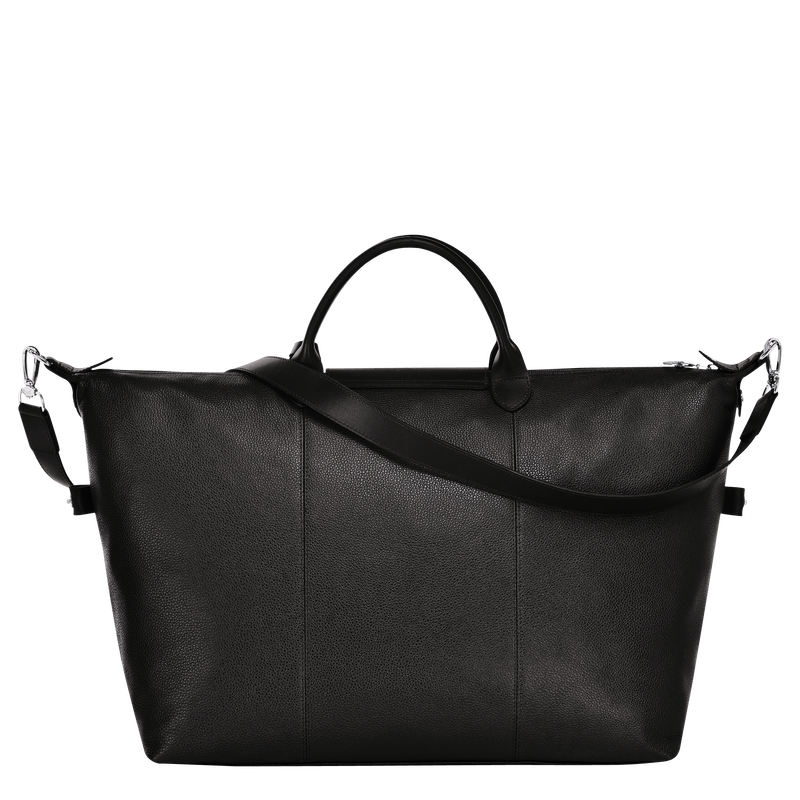 Longchamp Le Foulonné Bolsa de viaje XL Cuero - Negro Libre de impuestos