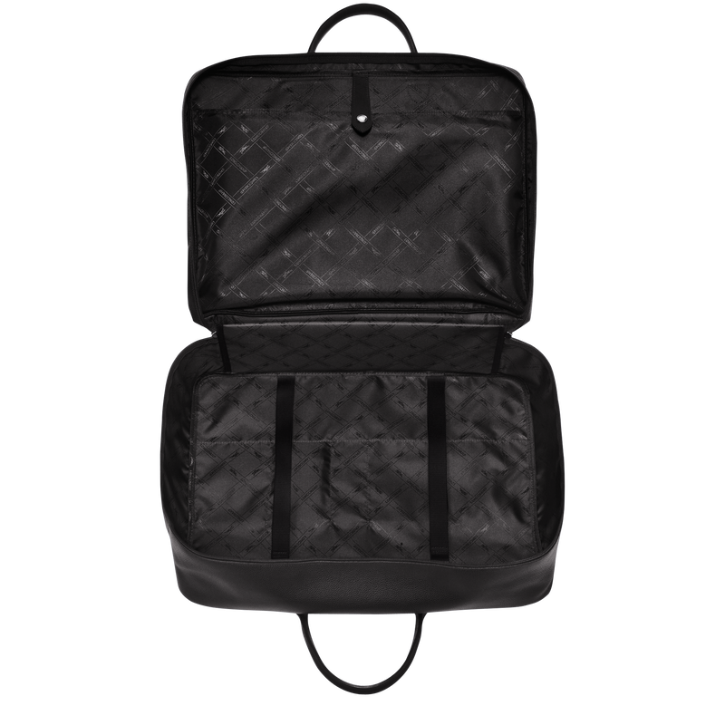 Longchamp Le Foulonné Maleta M Cuero - Negro Oferta exclusiva