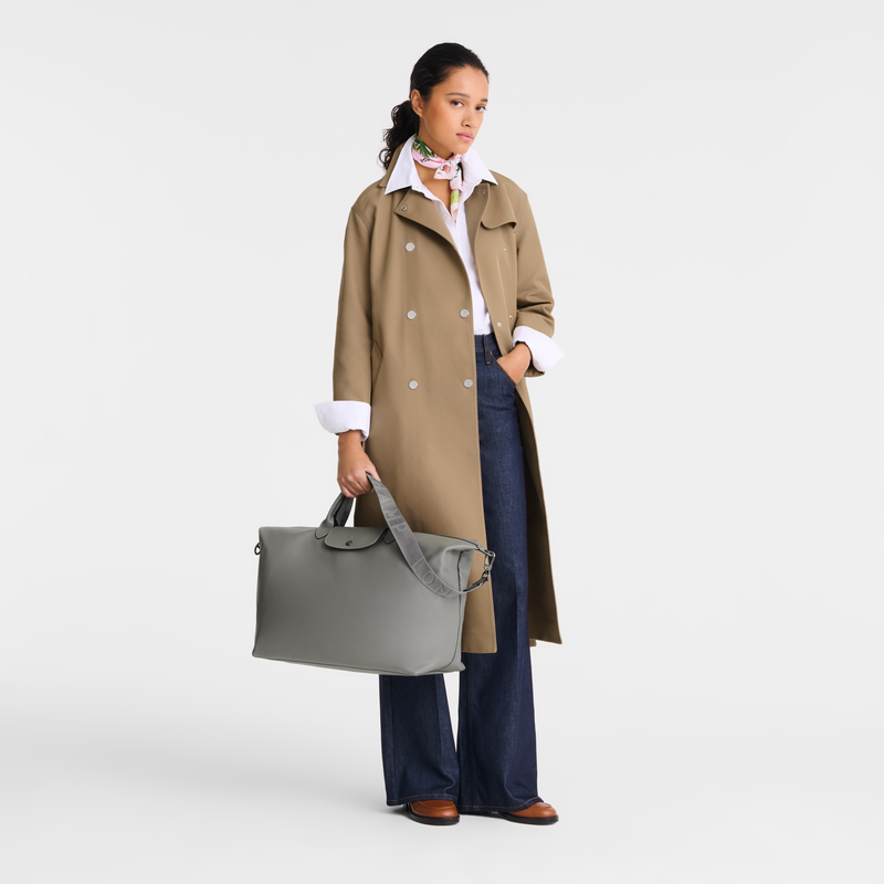 Longchamp Le Pliage Xtra Bolsa de viaje L Cuero - Tórtola Última moda