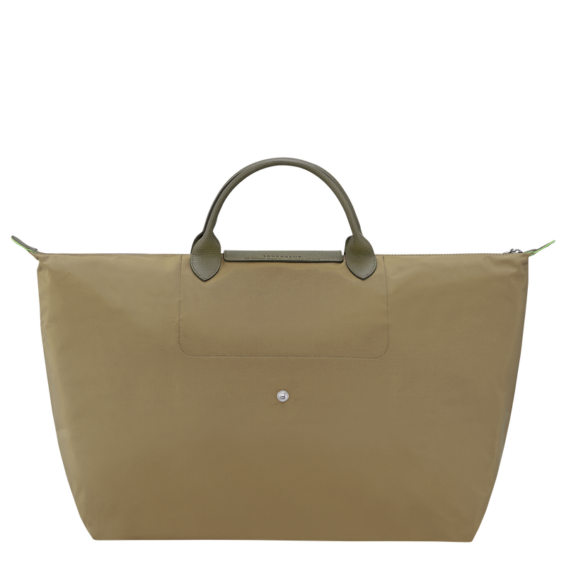 Longchamp Le Pliage Green Bolsa de viaje L Lona reciclada - alcachofa Ofertas de temporada