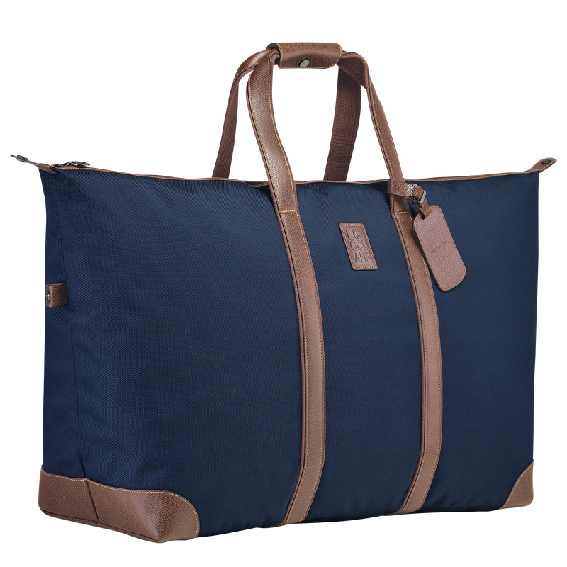 Longchamp Boxford Bolsa de viaje XL Lona reciclada - Azul Grandes ahorros