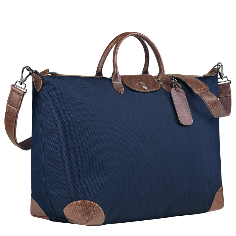 Longchamp Boxford Bolsa de viaje XL Lona reciclada - Azul Precio ultrabajo