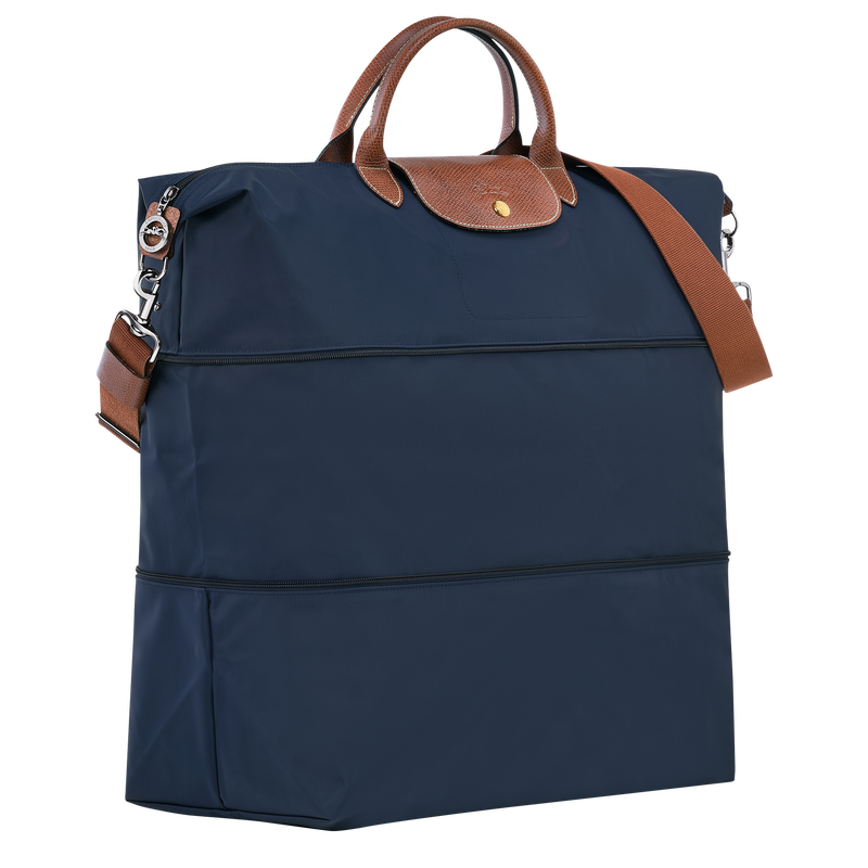 Longchamp Le Pliage Original Bolsa de viaje ampliable Lona reciclada - Azul Marino 2025