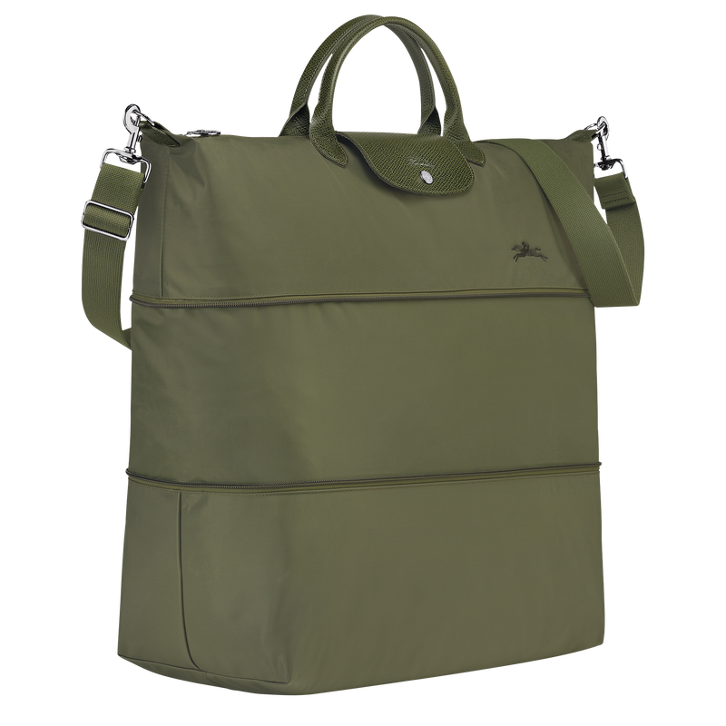 Longchamp Le Pliage Green Bolsa de viaje ampliable Lona reciclada - Bosque Outlet online