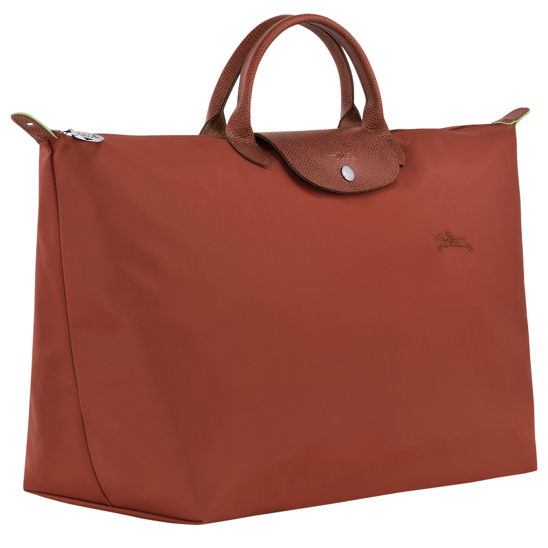 Longchamp Le Pliage Green Bolsa de viaje L Lona reciclada - Castaño Rebajas