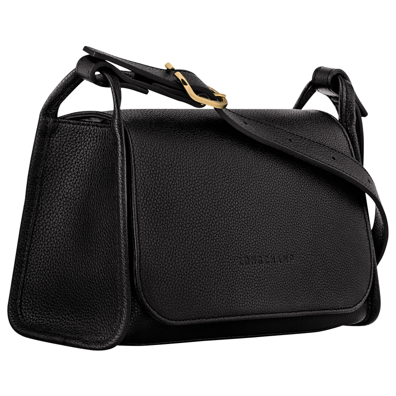Longchamp Le Foulonné Bolso bandolera M Cuero - Negro Los más vendidos