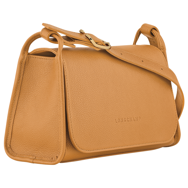 Longchamp Le Foulonné Bolso bandolera M Cuero - Nuez Ventas relámpago