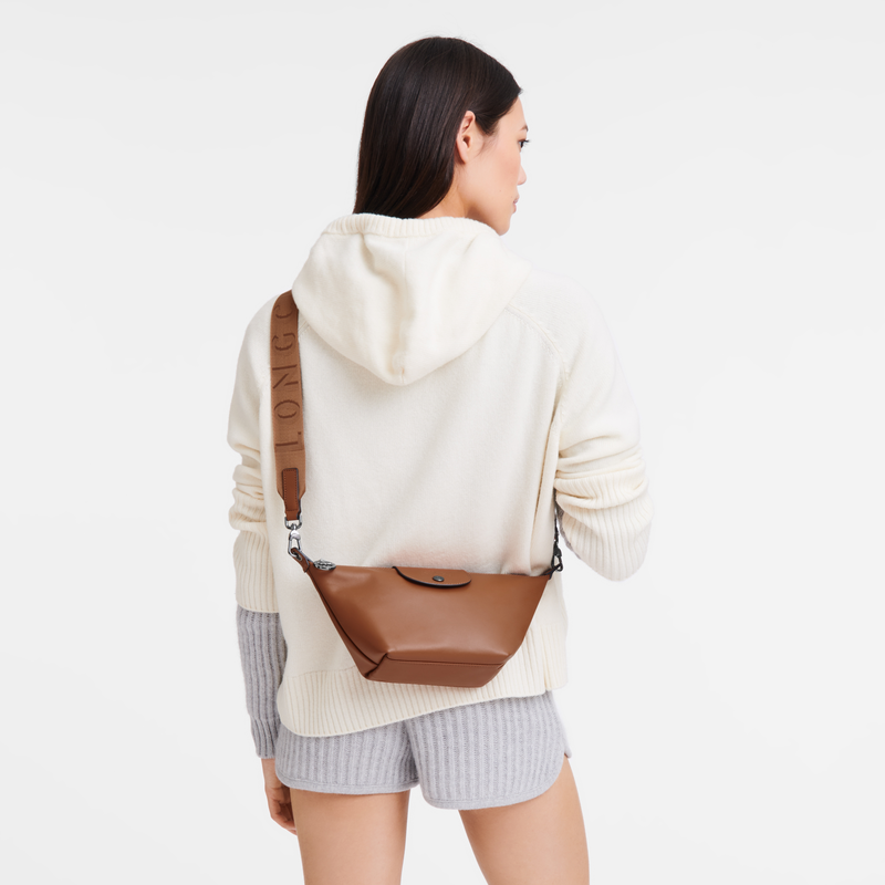 Longchamp Le Pliage Xtra Bolso bandolera XS Cuero - Coñac Tienda