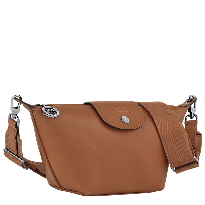 Longchamp Le Pliage Xtra Bolso bandolera XS Cuero - Coñac Tienda