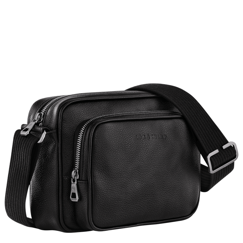 Longchamp Le Foulonné Bolsa para cámara S Cuero - Negro Tienda