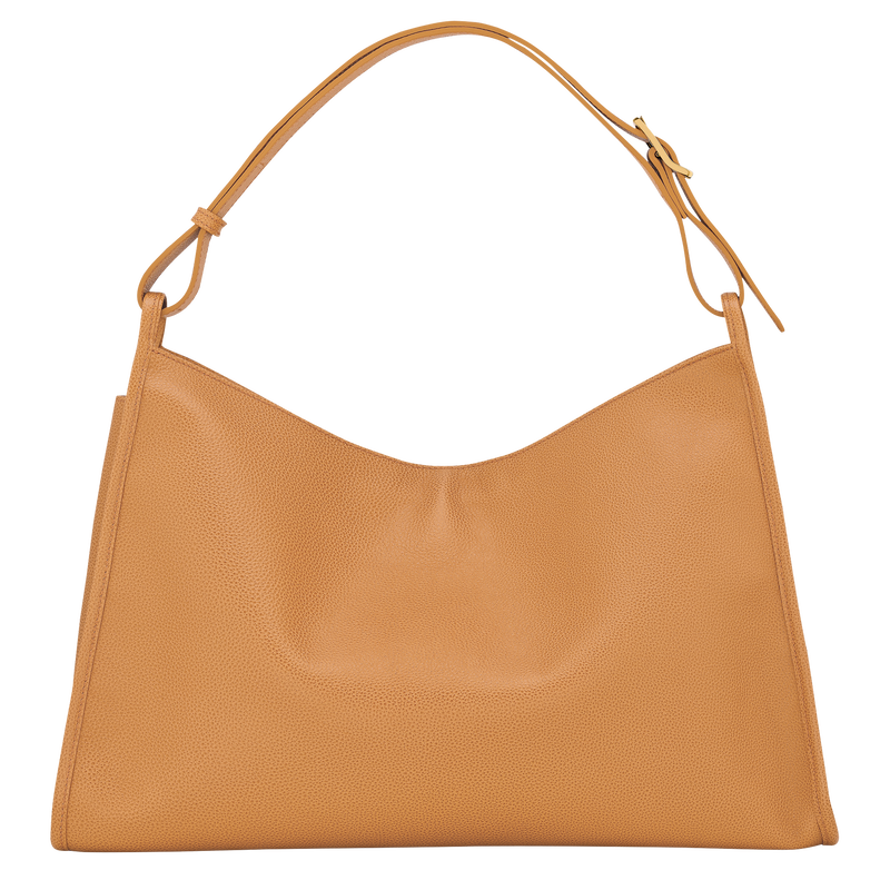 Longchamp Le Foulonné Bolso de hombro XL Cuero - Nuez Mejor oferta