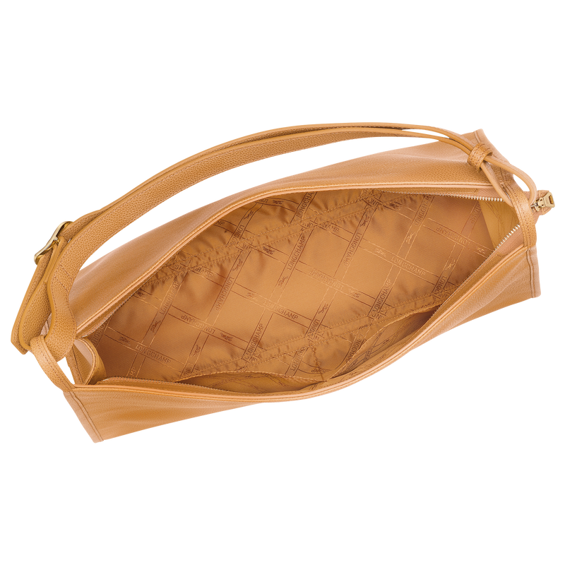 Longchamp Le Foulonné Bolso de hombro XL Cuero - Nuez Mejor oferta