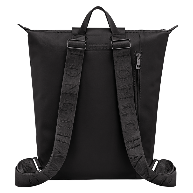 Longchamp Le Pliage Xtra Mochila M Cuero - Negro Rebajas online