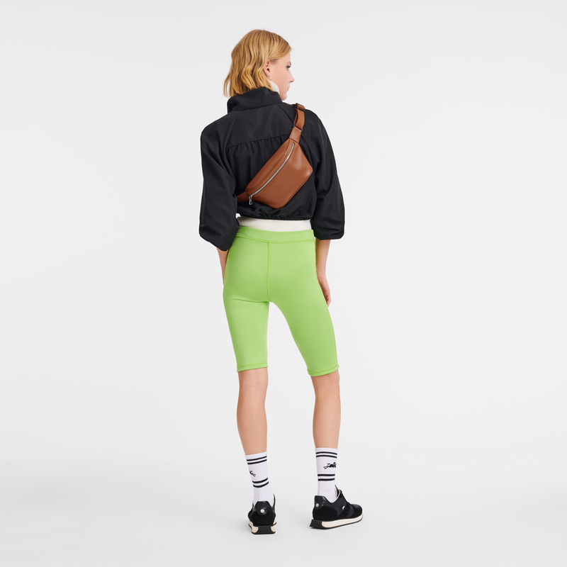Longchamp Le Foulonné Riñonera M Cuero - Caramelo Envío gratis