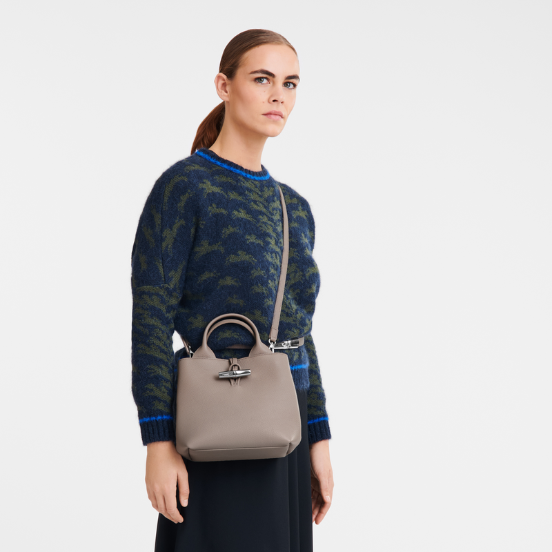 Longchamp Le Roseau Bolso con asa superior S Cuero - Arcilla COMPRAR AHORA