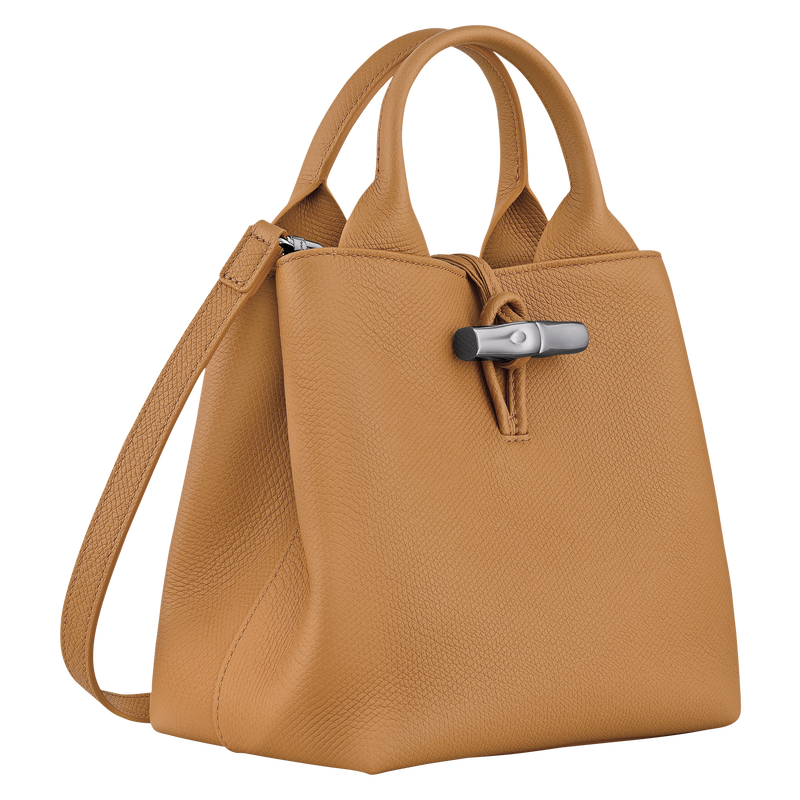 Longchamp Le Roseau Bolso con asa superior S Cuero - Nuez ÚLTIMAS EDICIONES