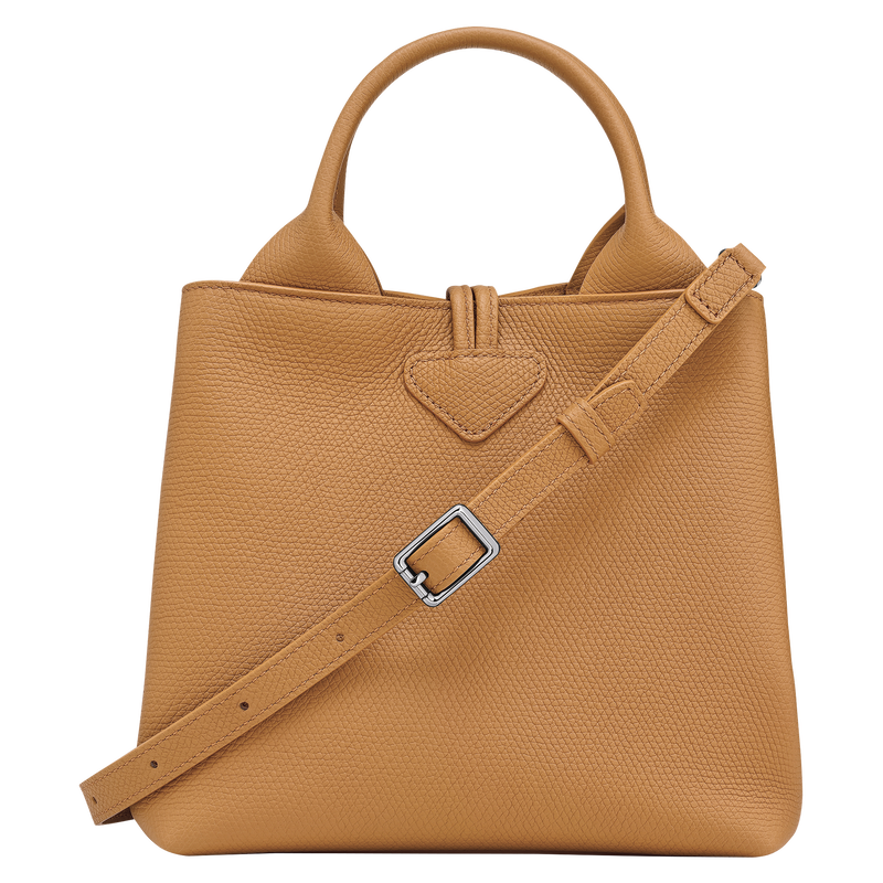 Longchamp Le Roseau Bolso con asa superior S Cuero - Nuez ÚLTIMAS EDICIONES