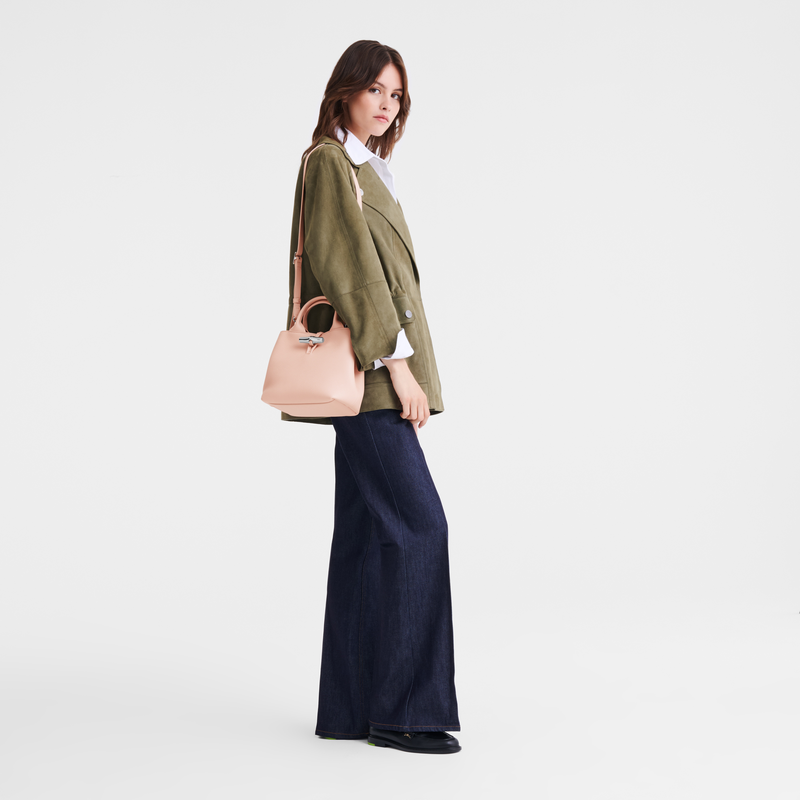 Longchamp Le Roseau Bolso con asa superior S Cuero - Bailarina Precio de fábrica