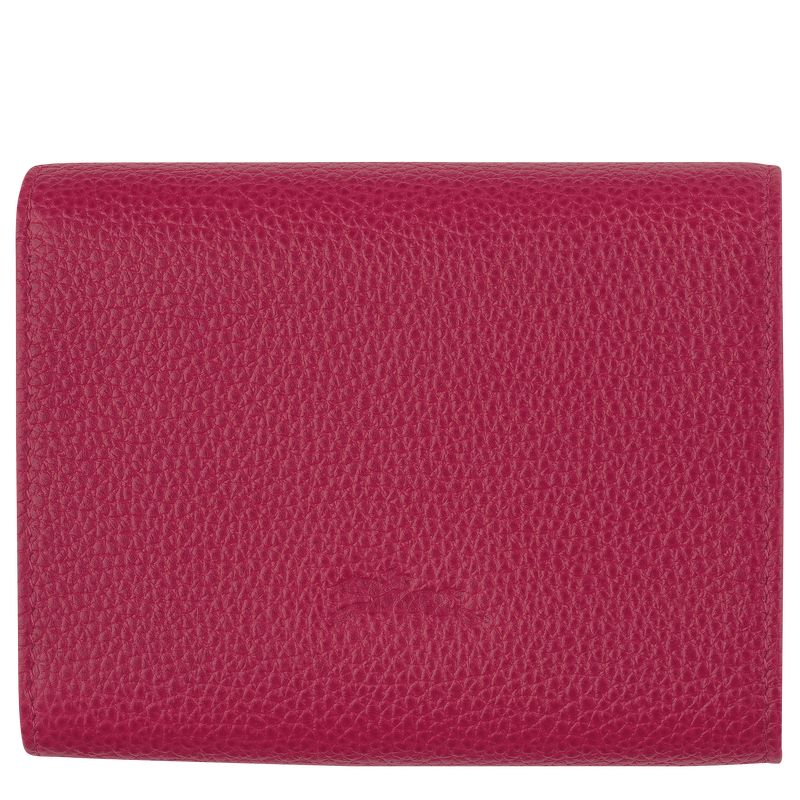 Longchamp Le Roseau Cartera Cuero - Remolacha Liquidación