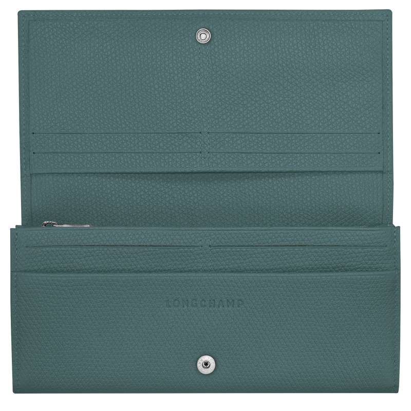 Longchamp Le Roseau Cartera con solapa Cuero - Cedro Envío internacional gratuito