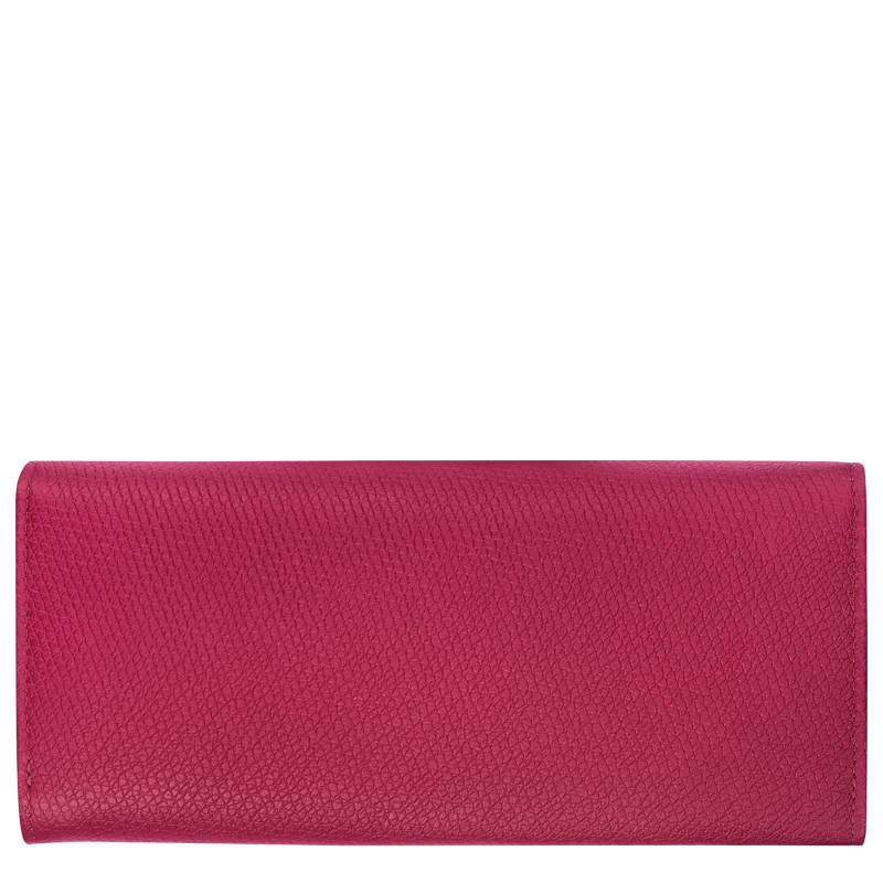Longchamp Le Roseau Cartera con solapa Cuero - Remolacha Tienda de fábrica