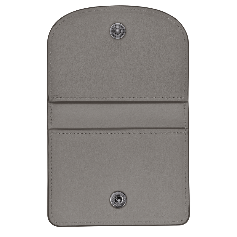 Longchamp Le Pliage Xtra Tarjetero Cuero - Tórtola Última moda