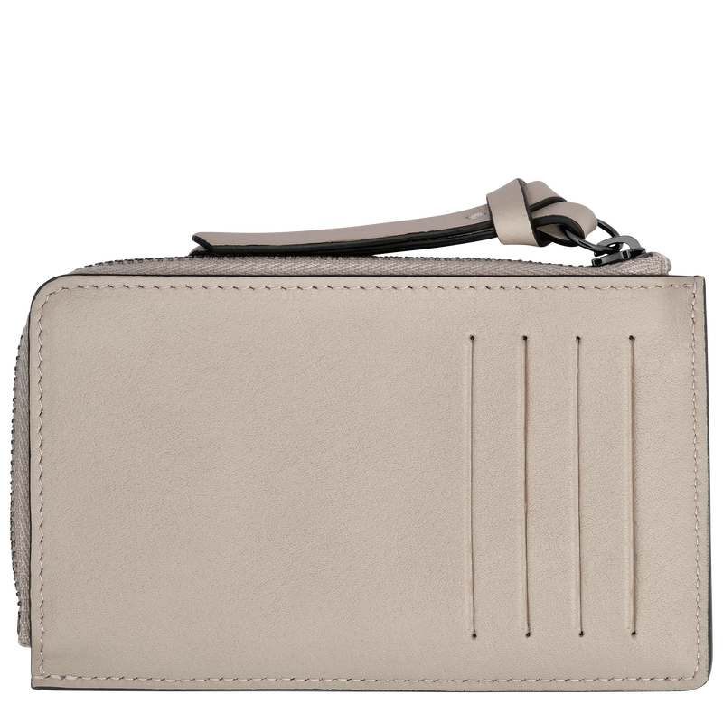 Longchamp Longchamp 3D Tarjetero Cuero - Arcilla Precio ultrabajo