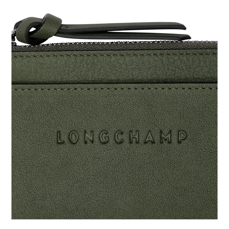 Longchamp Longchamp 3D Tarjetero Cuero - Caqui Outlet