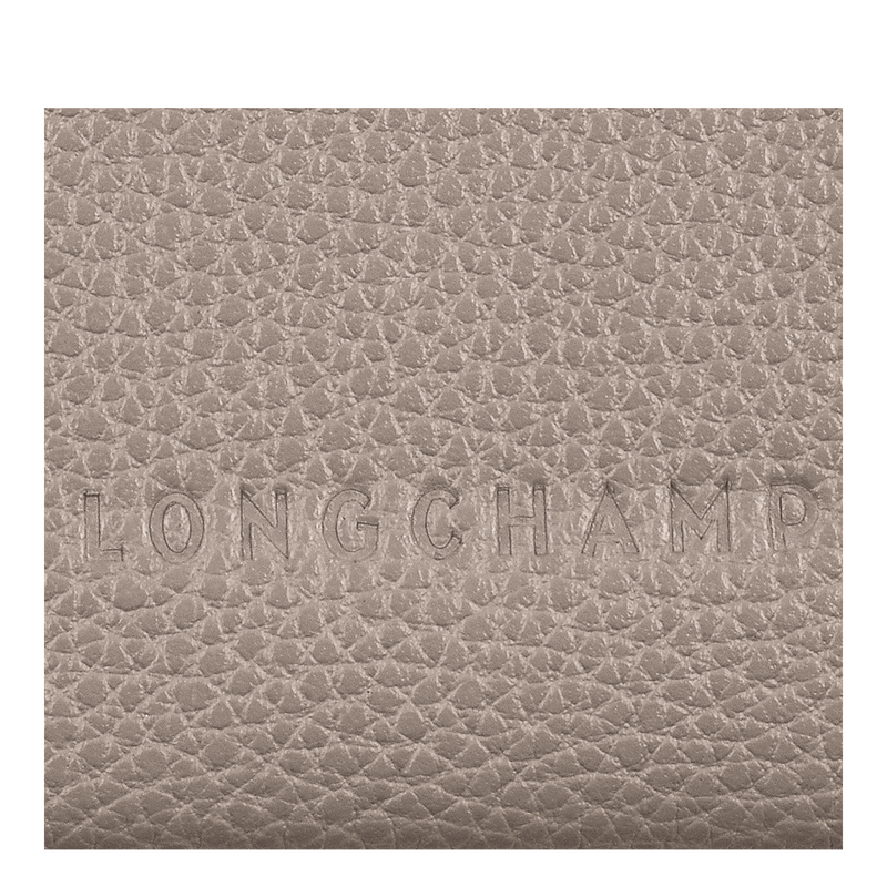 Longchamp Le Foulonné Tarjetero Cuero - Tórtola Rebajas