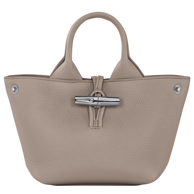Longchamp Le Roseau Bolso con asa superior XS Cuero - Arcilla Gran oferta