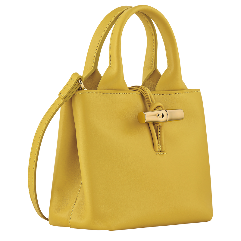 Longchamp Le Roseau Bolso con asa superior XS Cuero - Jenjibre Tienda