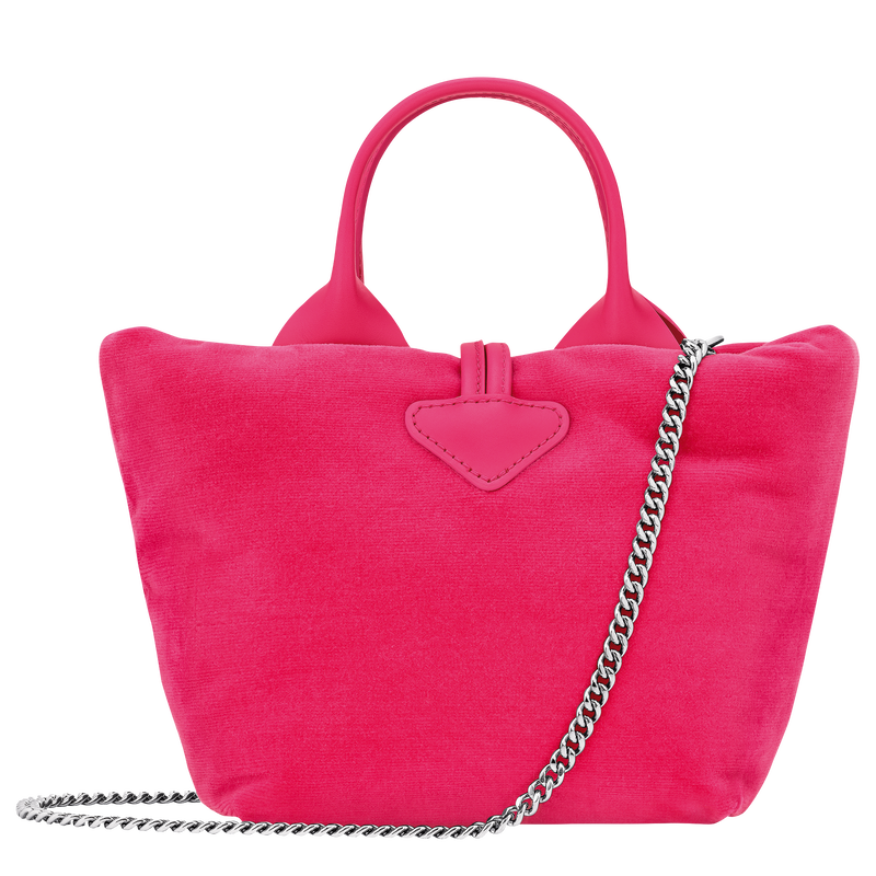 Longchamp Le Roseau Bolso con asa superior XS Tela - Rosa Liquidación
