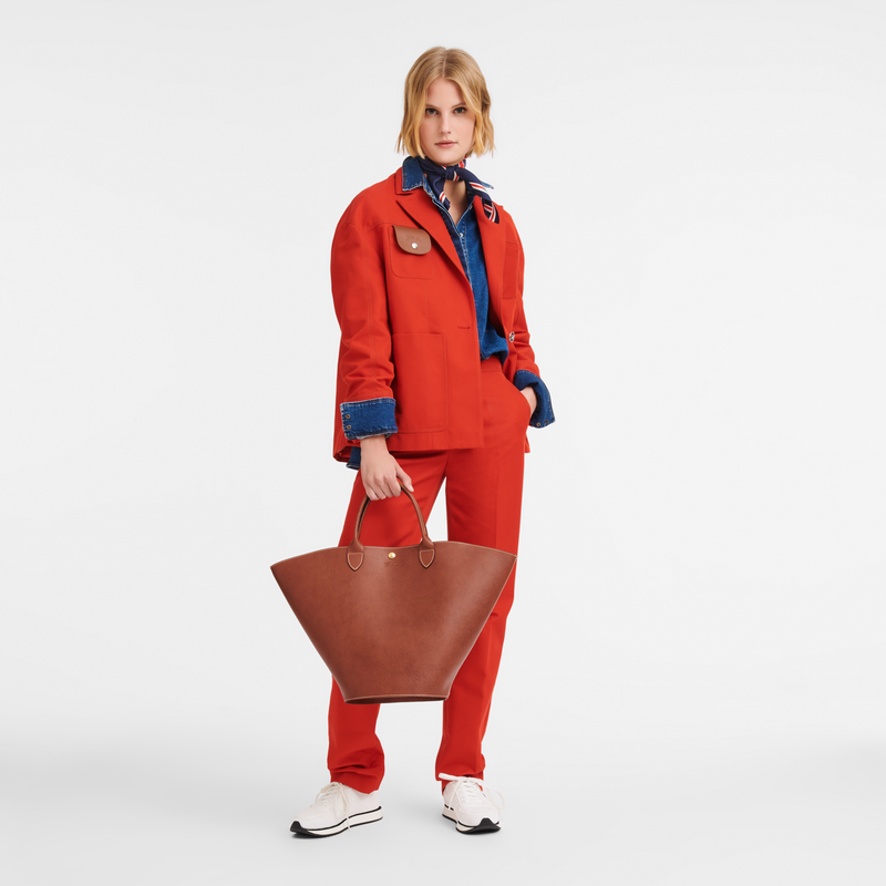 Longchamp Épure Bolso shopper XL Cuero - Marrón Envío gratis