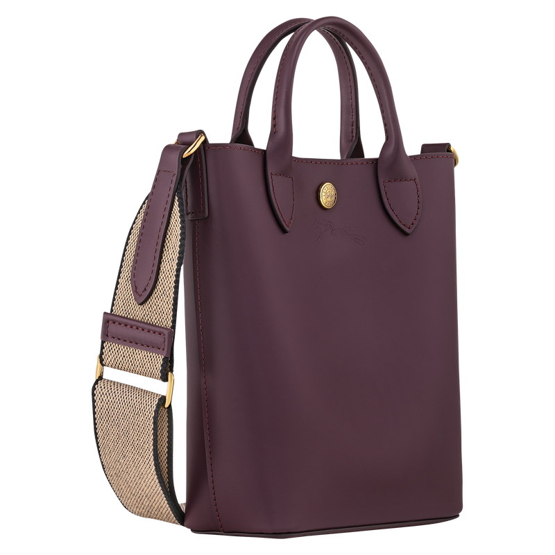 Longchamp Épure Bolso shopper XS Cuero - Berenjena ÚLTIMAS EDICIONES