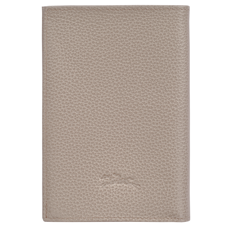Longchamp Le Foulonné Funda para pasaportes Cuero - Tórtola Solo hoy