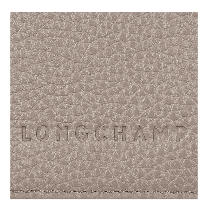 Longchamp Le Foulonné Funda para pasaportes Cuero - Tórtola Solo hoy