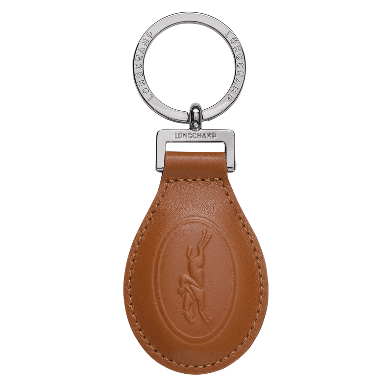 Longchamp Le Foulonné Llaveros Cuero - Caramelo