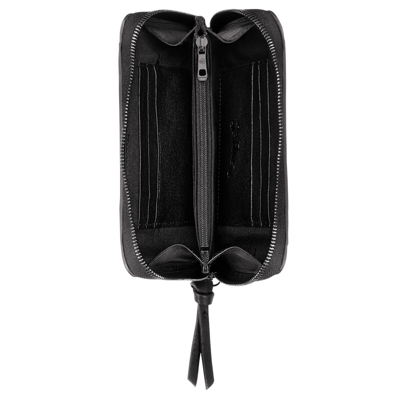 Longchamp Longchamp 3D Cartera Cuero - Negro Ofertas de temporada