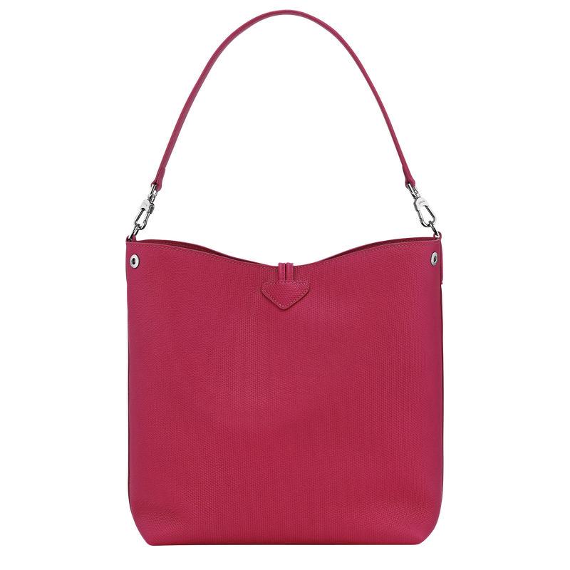 Longchamp Le Roseau Bolso de hombro M Cuero - Remolacha Devoluciones gratuitas