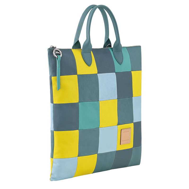 Longchamp Re-Play Bolso con asa superior L Cuero - Eucalipto 2025