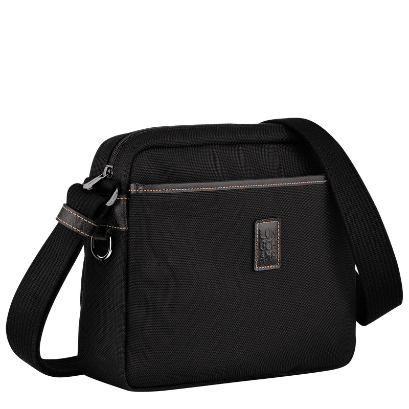 Longchamp Boxford Bolsa para cámara M Lona reciclada - Negro Descuento