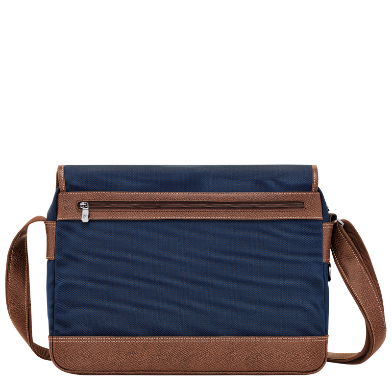 Longchamp Boxford Bolso bandolera L Lona reciclada - Azul Liquidación