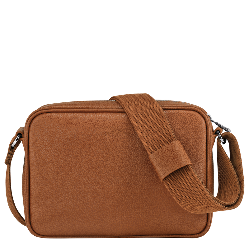 Longchamp Le Foulonné Bolsa para cámara S Cuero - Caramelo Envío gratis